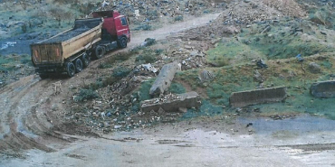 Hafriyat döken firmaya 7,5 milyon lira ceza